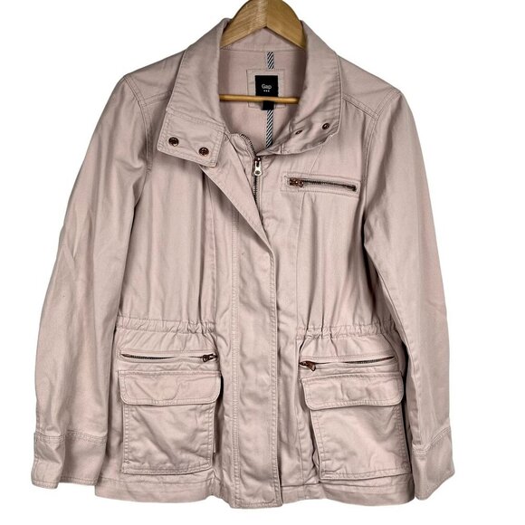 the Gap Pink Canvas Jacket Size Medium - Picture 1 of 4